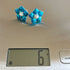 Pure Silver Enamel Blue Flowers 6g (Pack of 2)